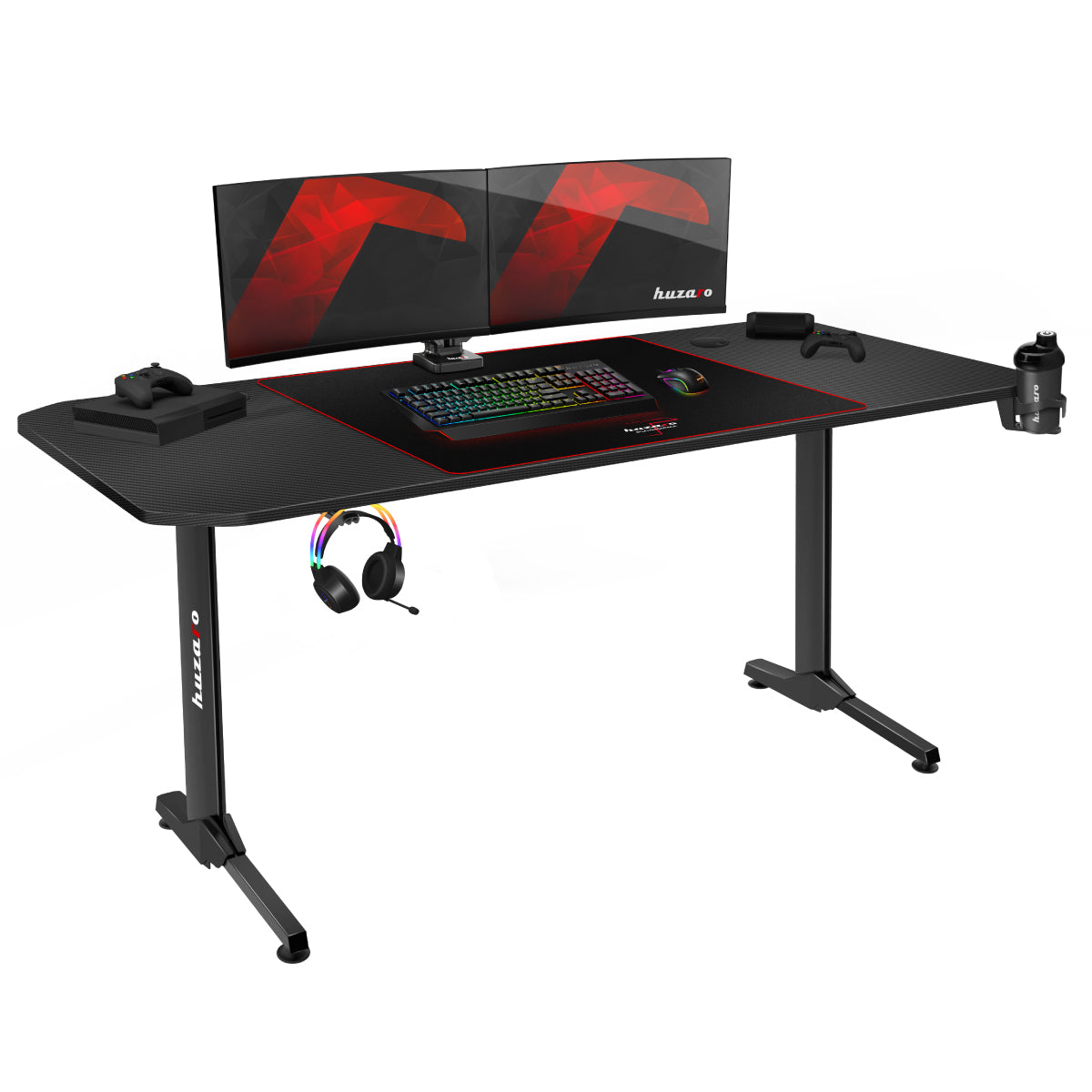 Huzaro Hero 4.7 Black 160 cm Gaming Desk