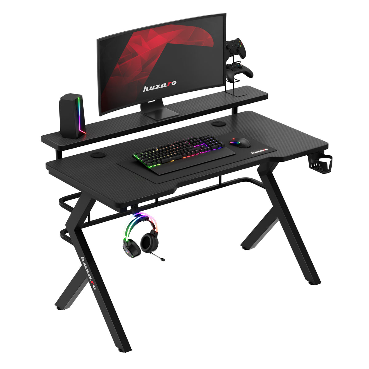 Huzaro Hero 5.0 Black 120 cm Gaming Desk