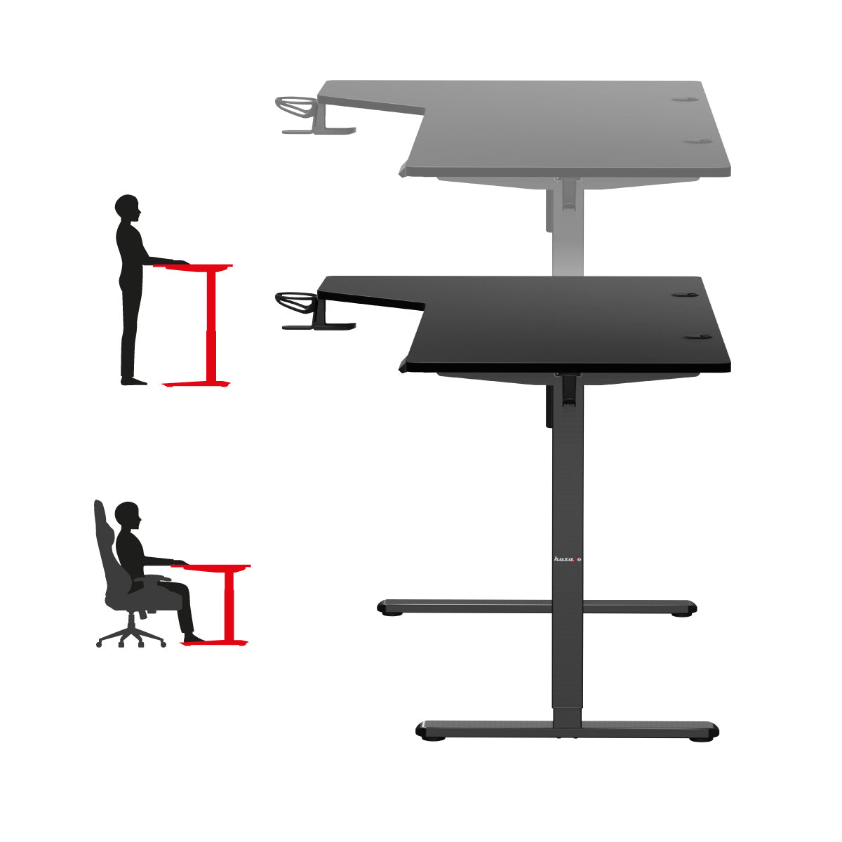 Ergonomic electric desk
