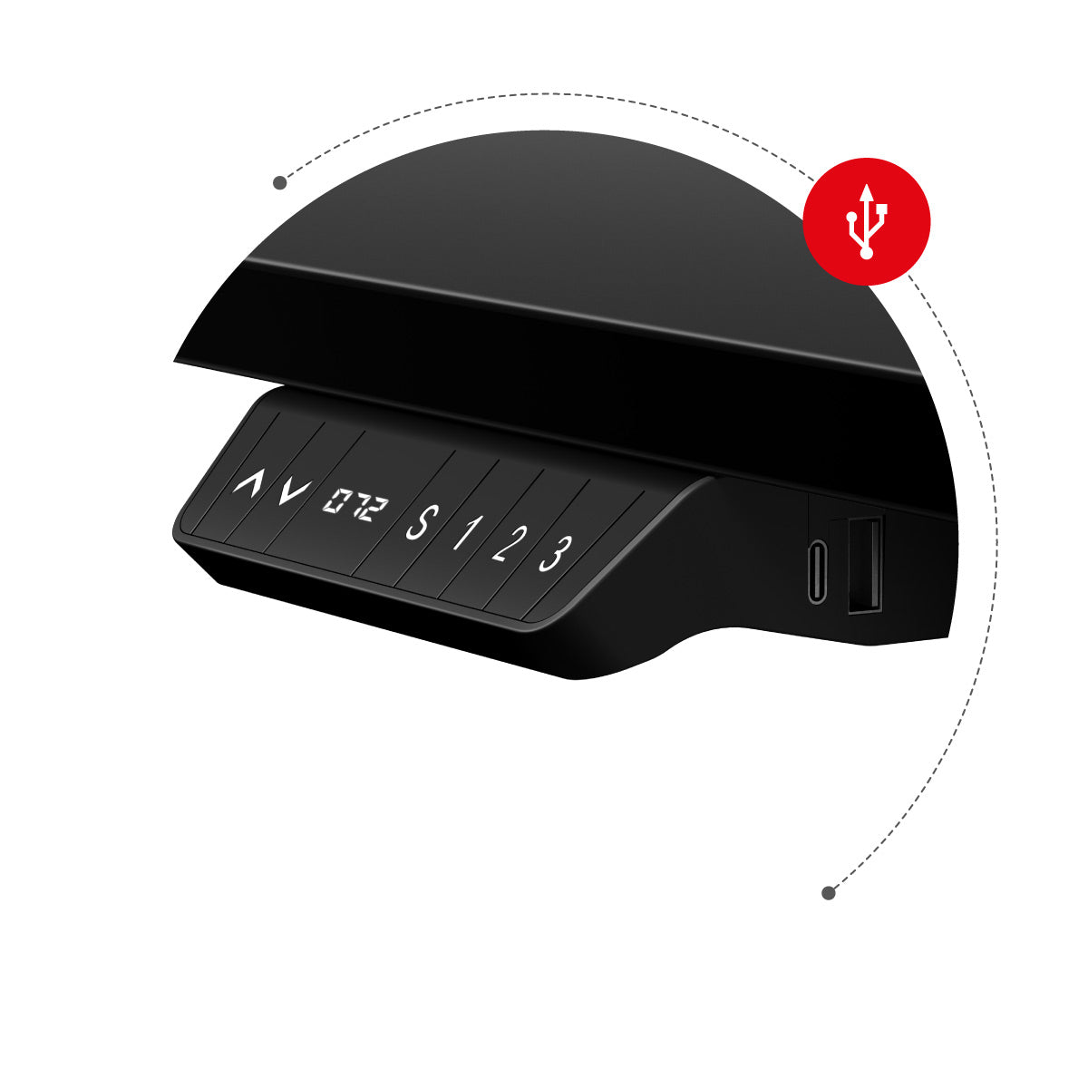 USB port and C input