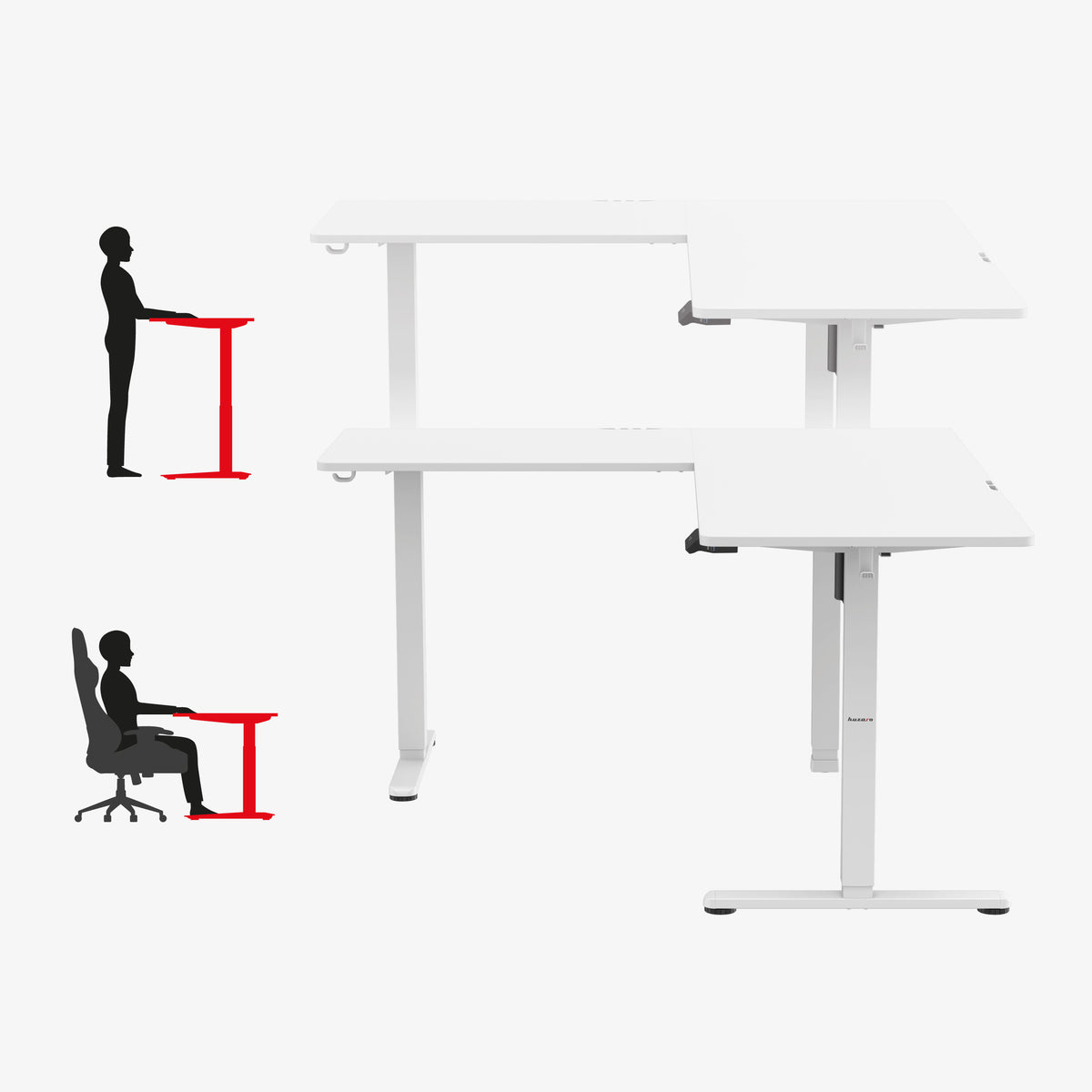 Ergonomic electric desk