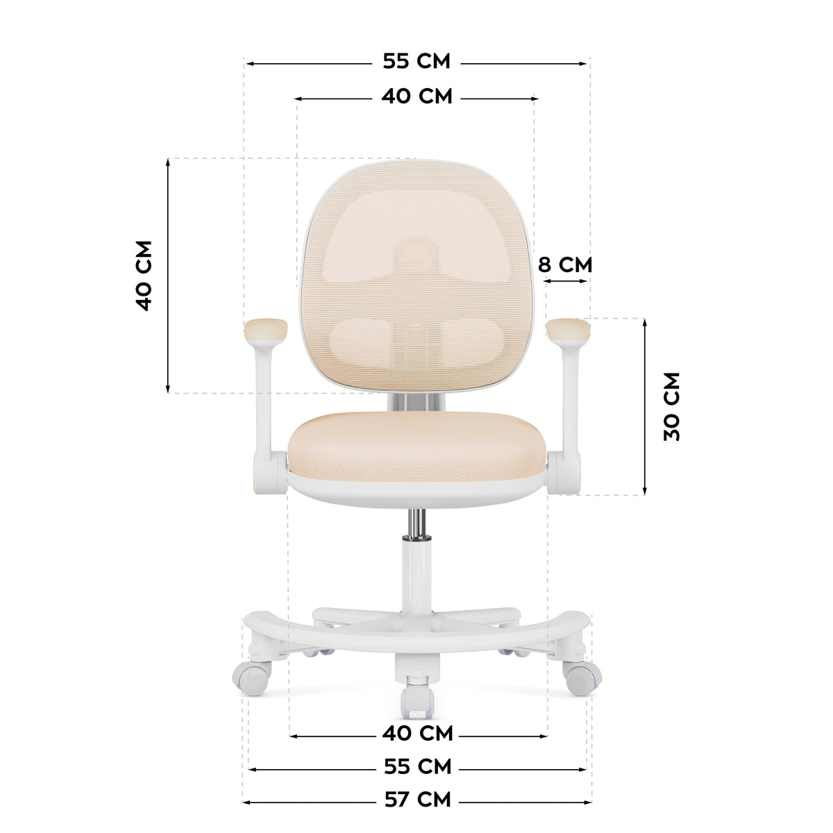 Mark Adler Junior 3.6 Beige – an ergonomic desk chair for children