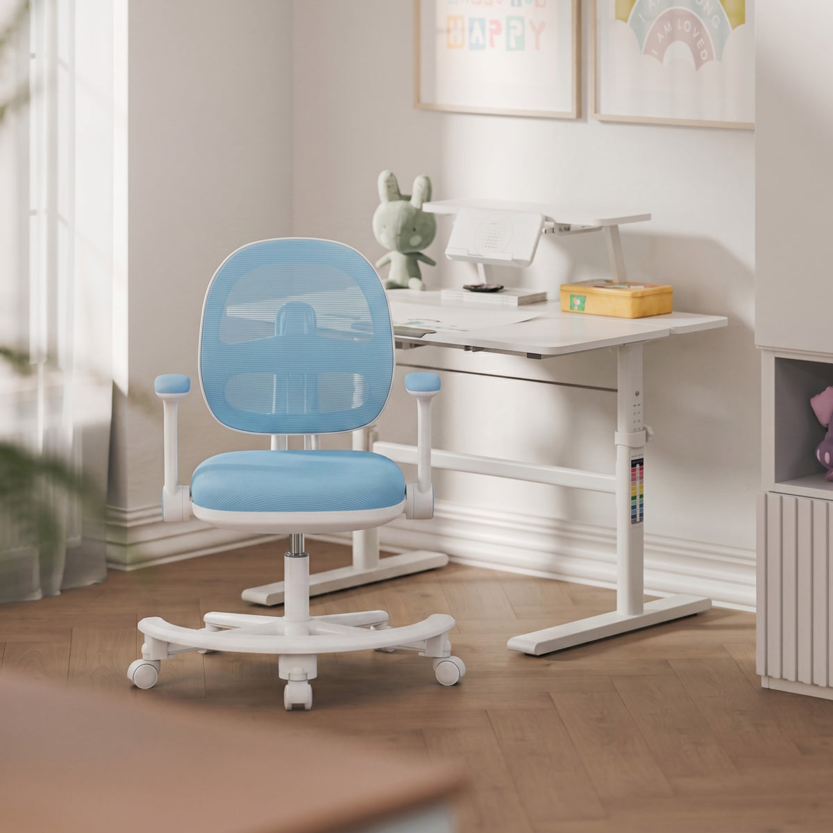 Mark Adler Junior 3.6 Blue Ergonomic Desk Chair for Children