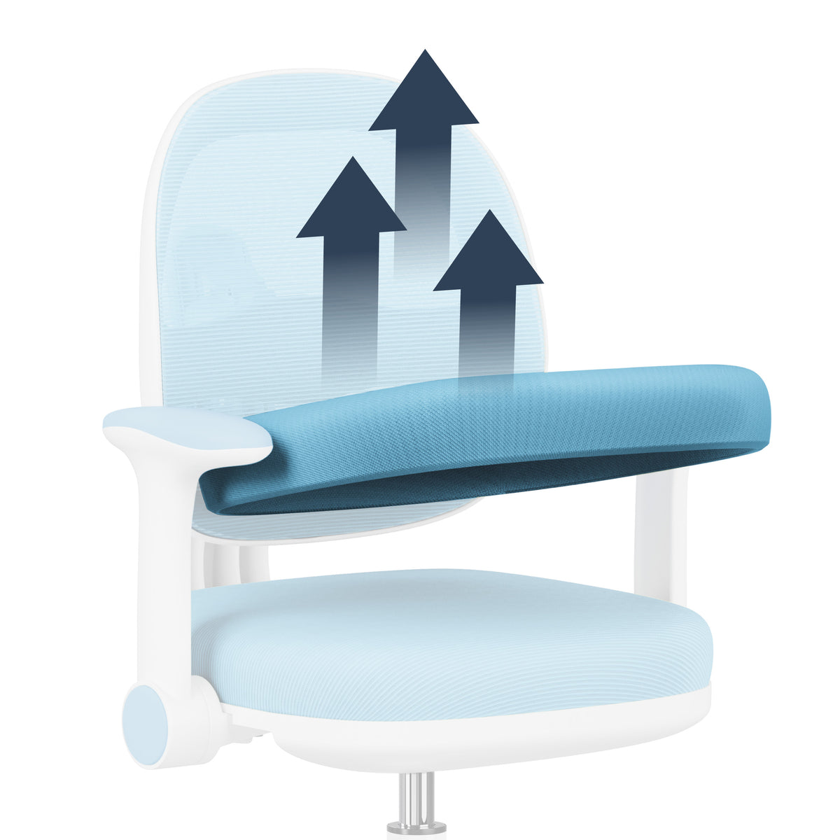Mark Adler Junior 3.6 Blue Ergonomic Desk Chair for Children