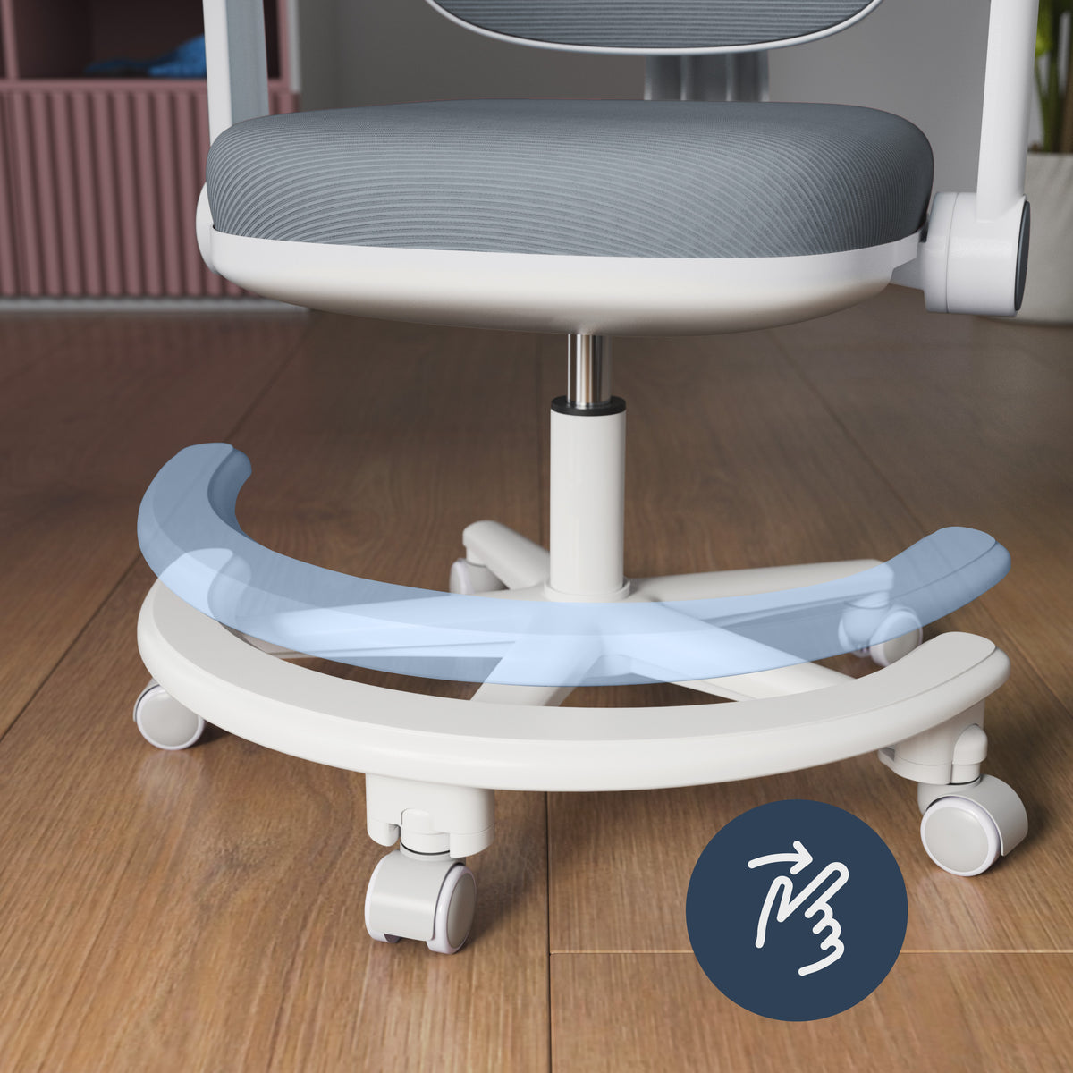 Mark Adler Junior 3.6 Grey – an ergonomic desk chair for children