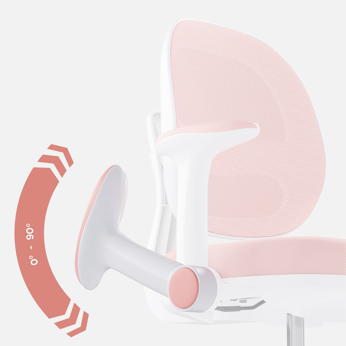 Mark Adler Junior 3.6 Pink – an ergonomic desk chair for children