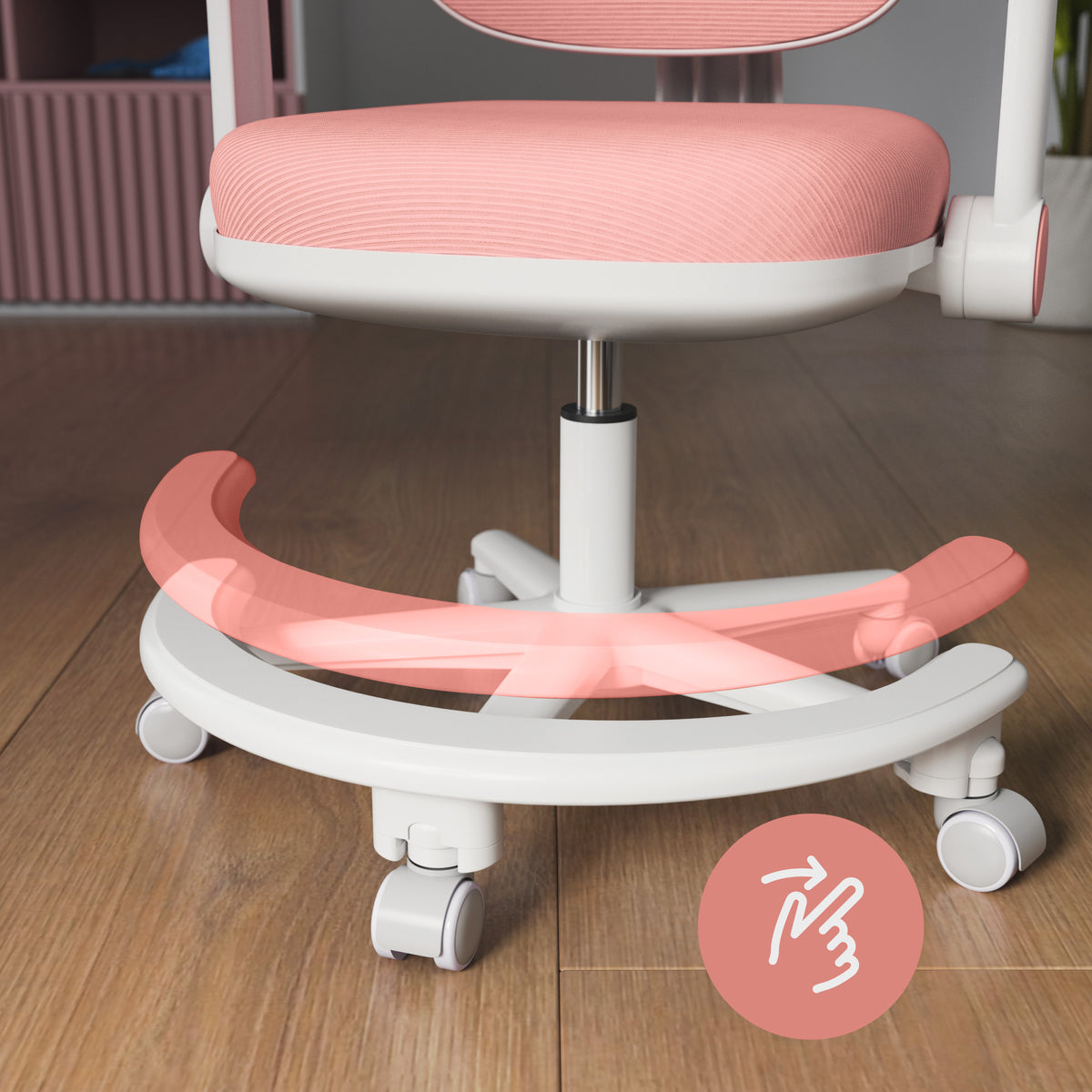 Mark Adler Junior 3.6 Pink – an ergonomic desk chair for children