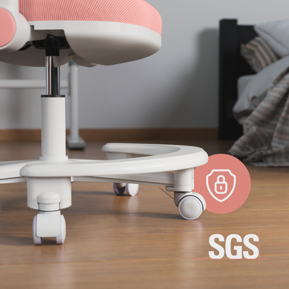 Mark Adler Junior 3.6 Pink – an ergonomic desk chair for children