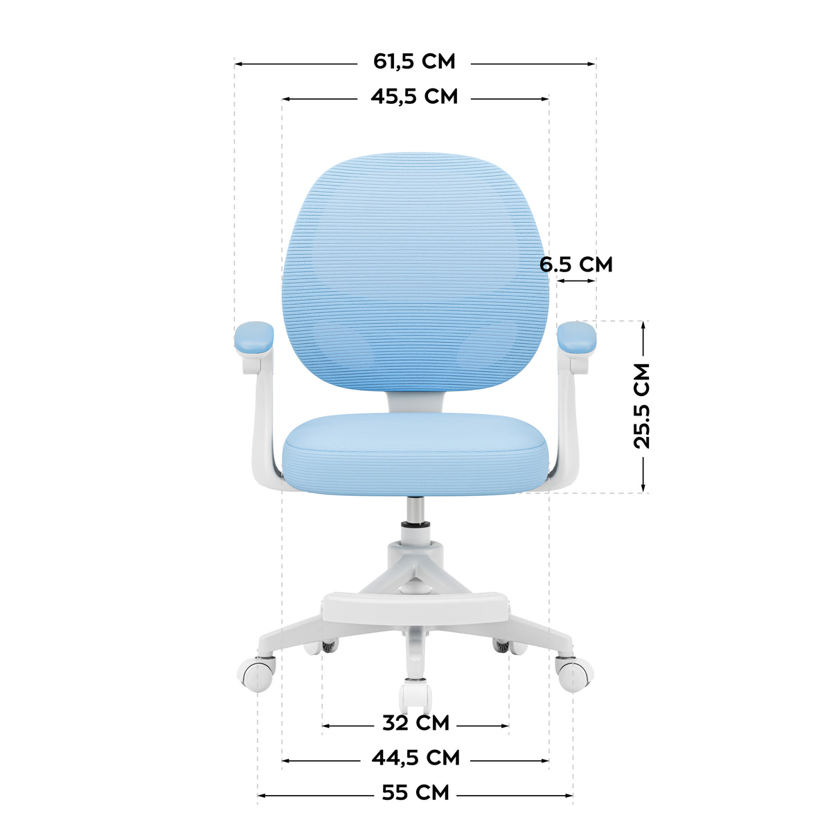 Mark Adler Junior 3.1 Blue children’s swivel chair