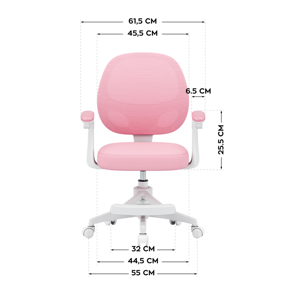 Mark Adler Junior 3.1 Pink children’s swivel chair