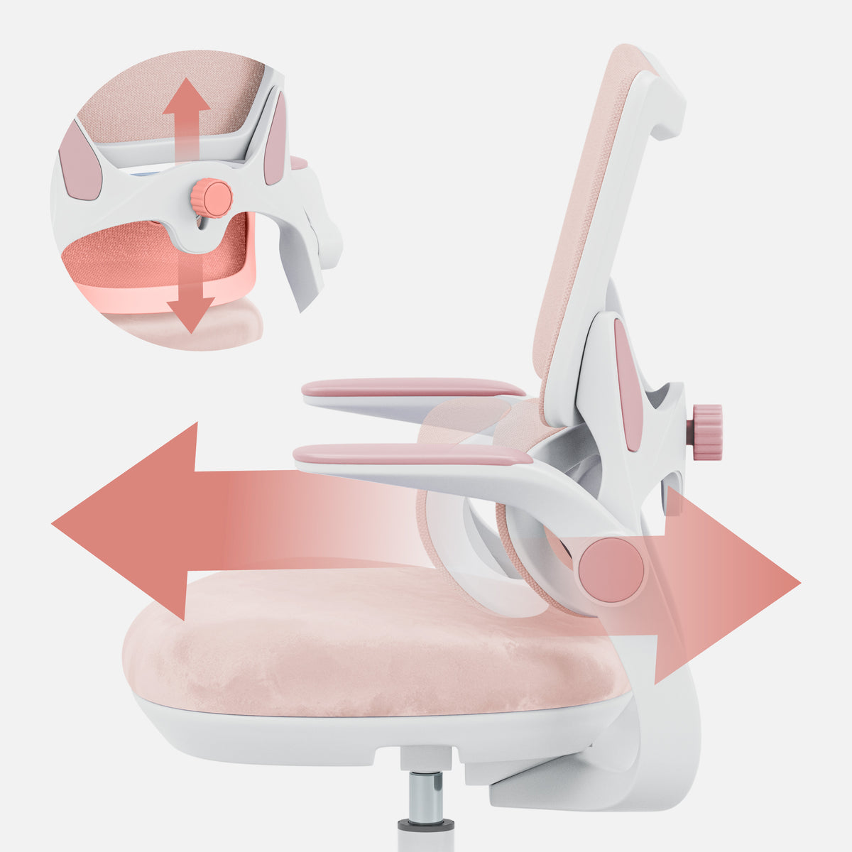 Adjustable lumbar support – precise support for the spine