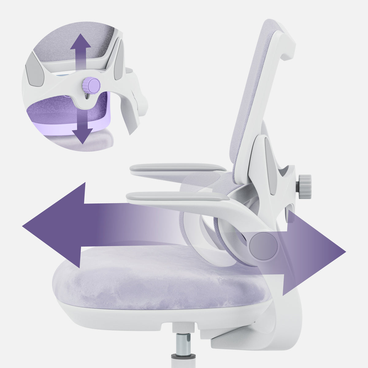 Adjustable lumbar support – precise support for the spine