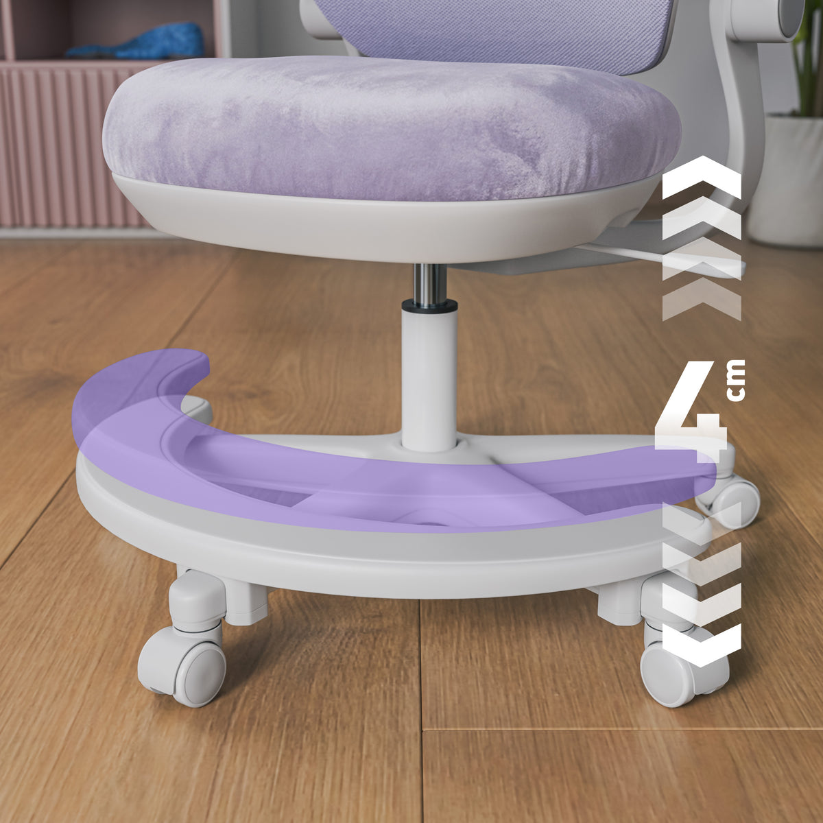 Removable footrest – functionality that will last for years
