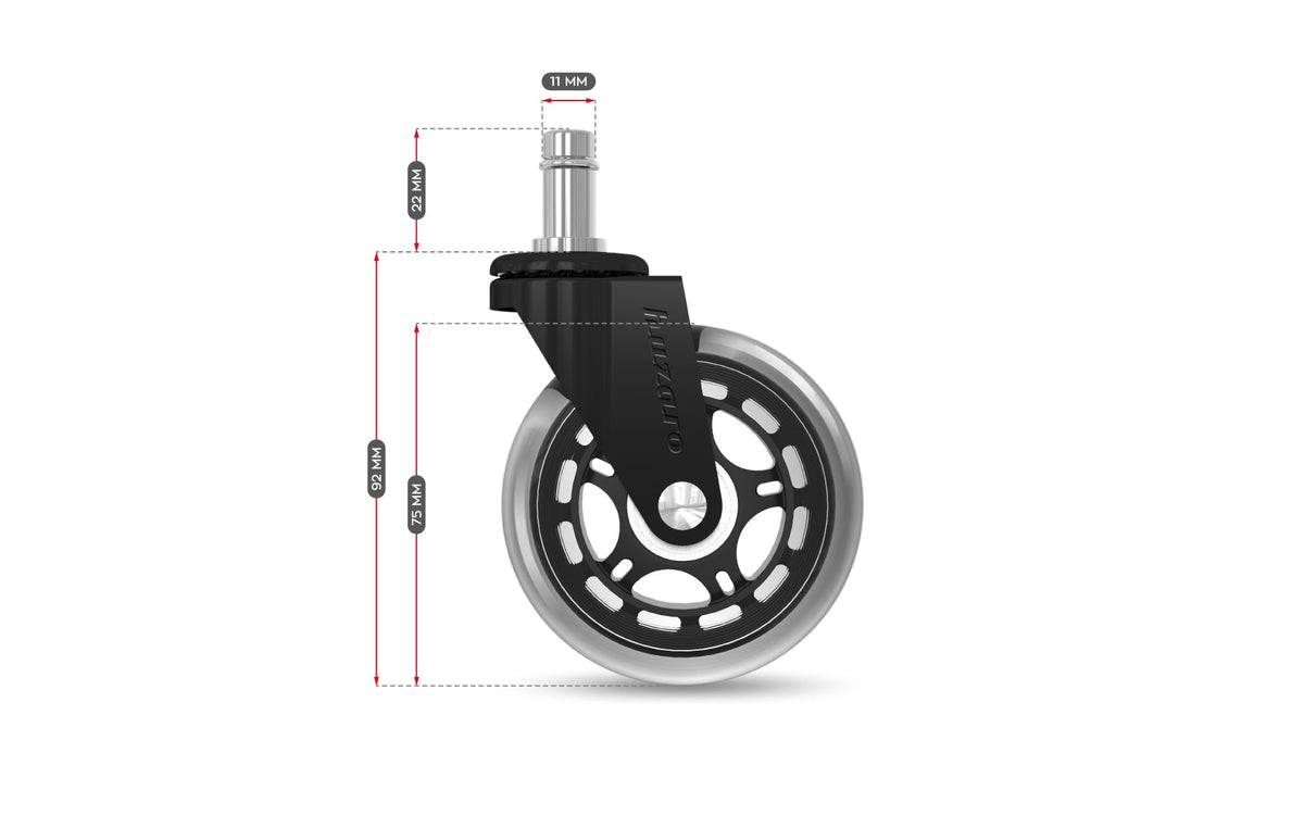 Casters for armchair – Casters 2.0 Black