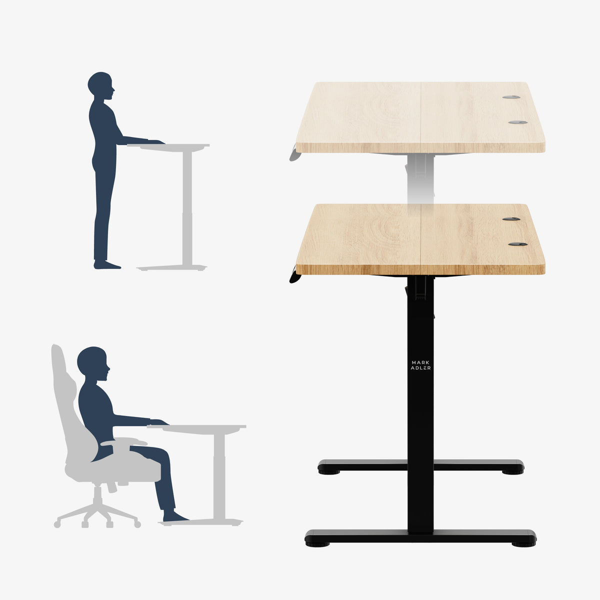 For working whilst standing or sitting