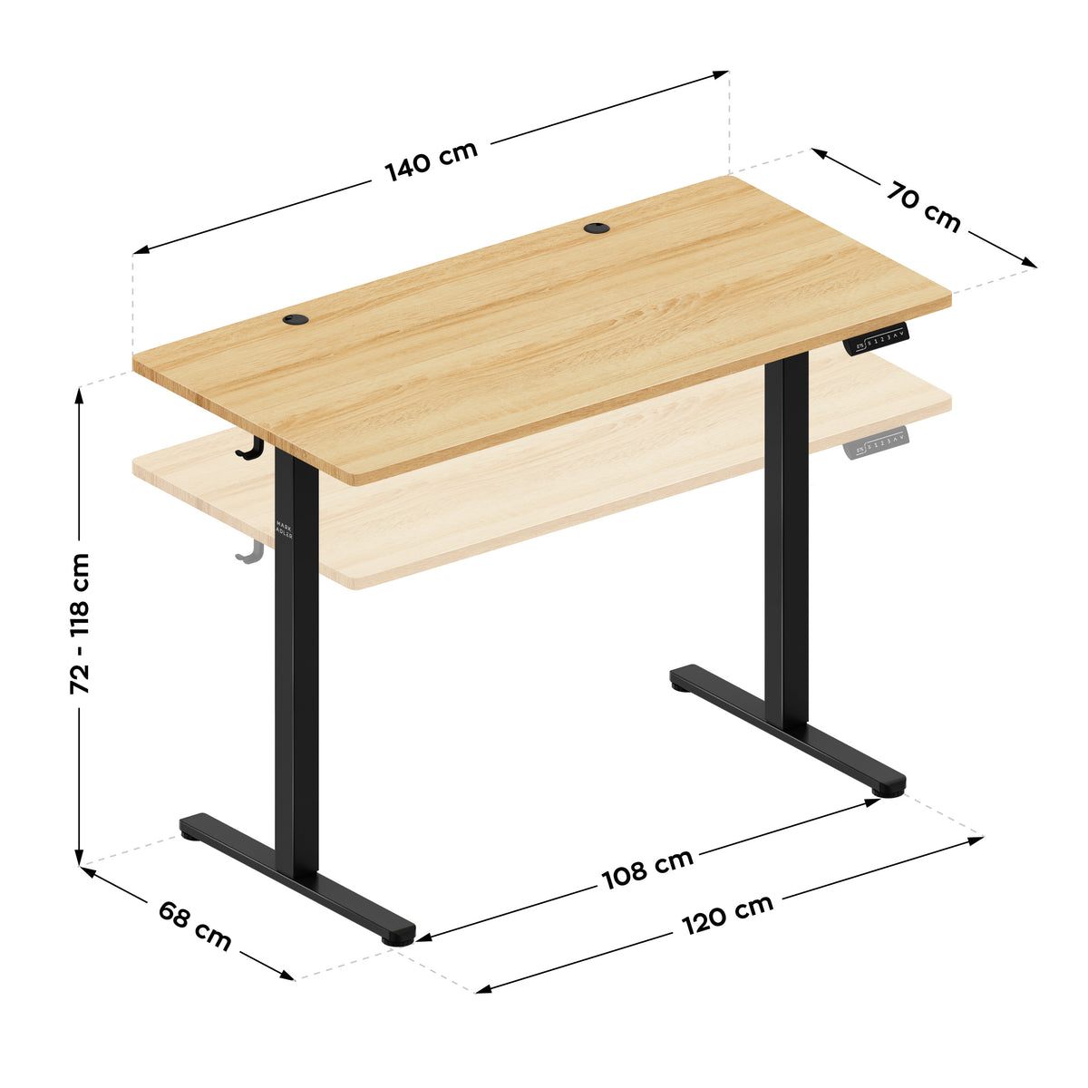 Mark Adler Leader 7.3 Craft 140 cm electric desk