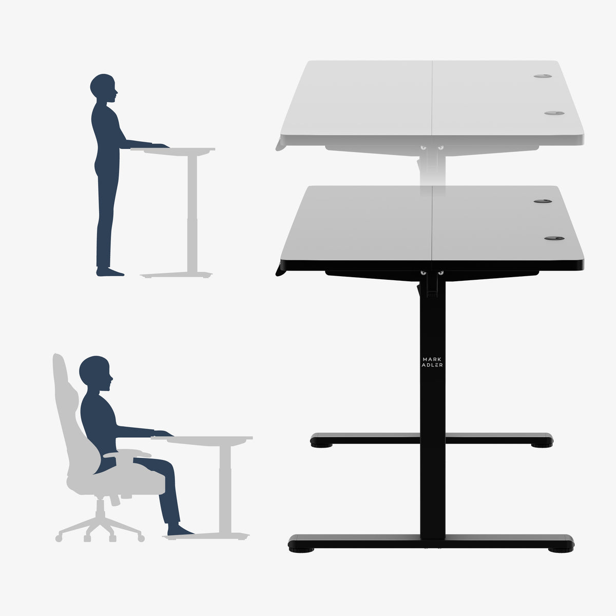 Mark Adler Leader 7.3 Black 140 cm electric desk
