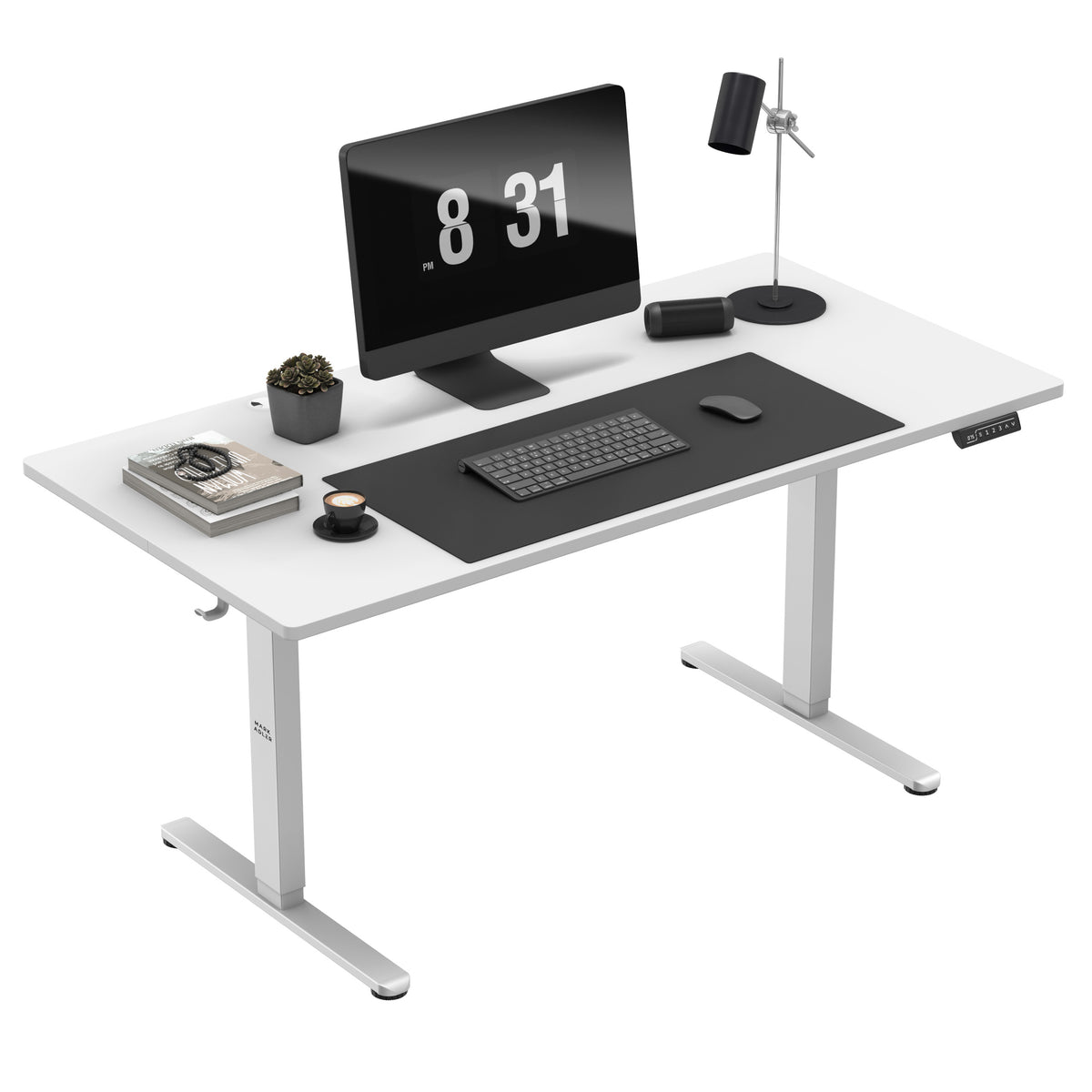 Mark Adler Leader 7.6 White 160 cm electric desk