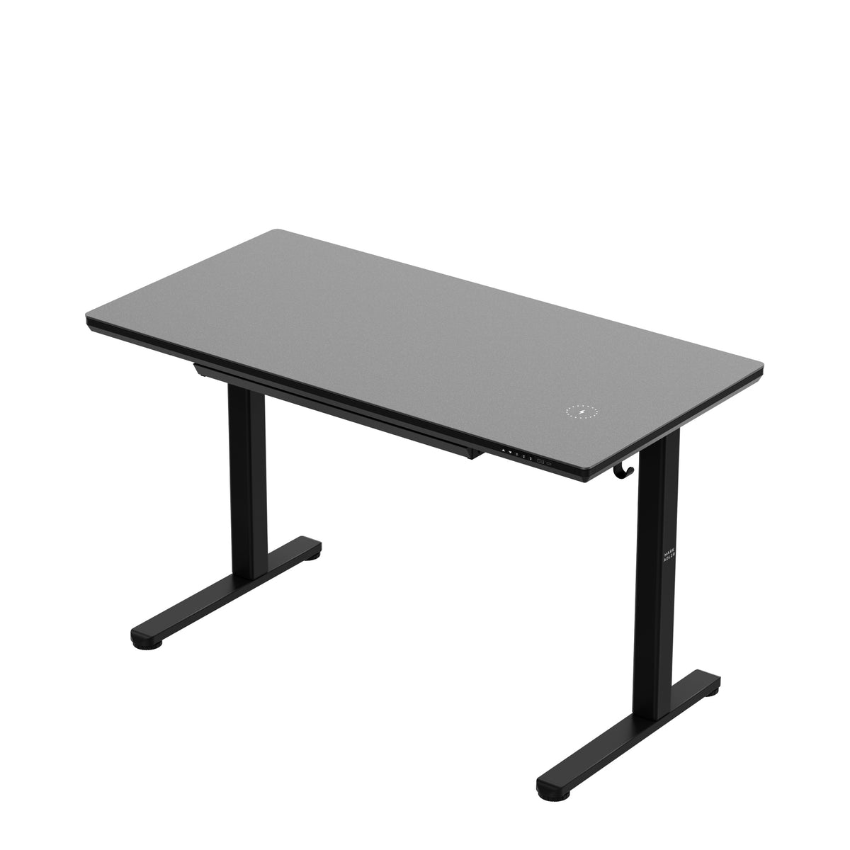 Mark Adler Leader 8.5 Black 120 cm electric desk with glass top