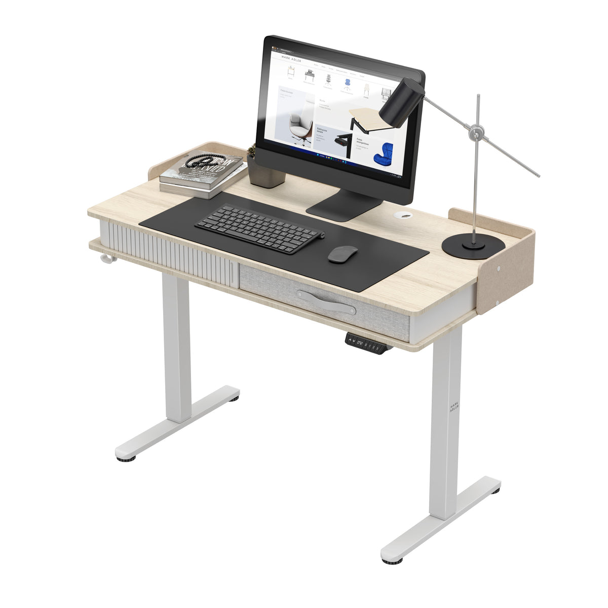 Mark Adler Leader 8.0 White 120 cm electric desk