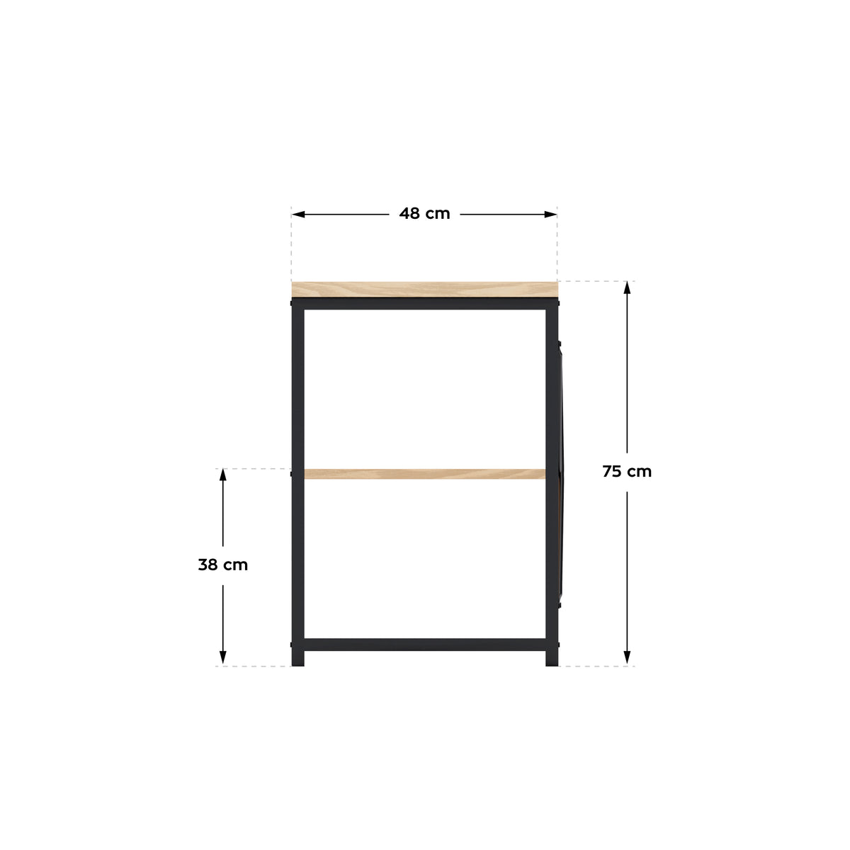 Mark Adler Leader 2.0 Craft 120 cm desk with shelves