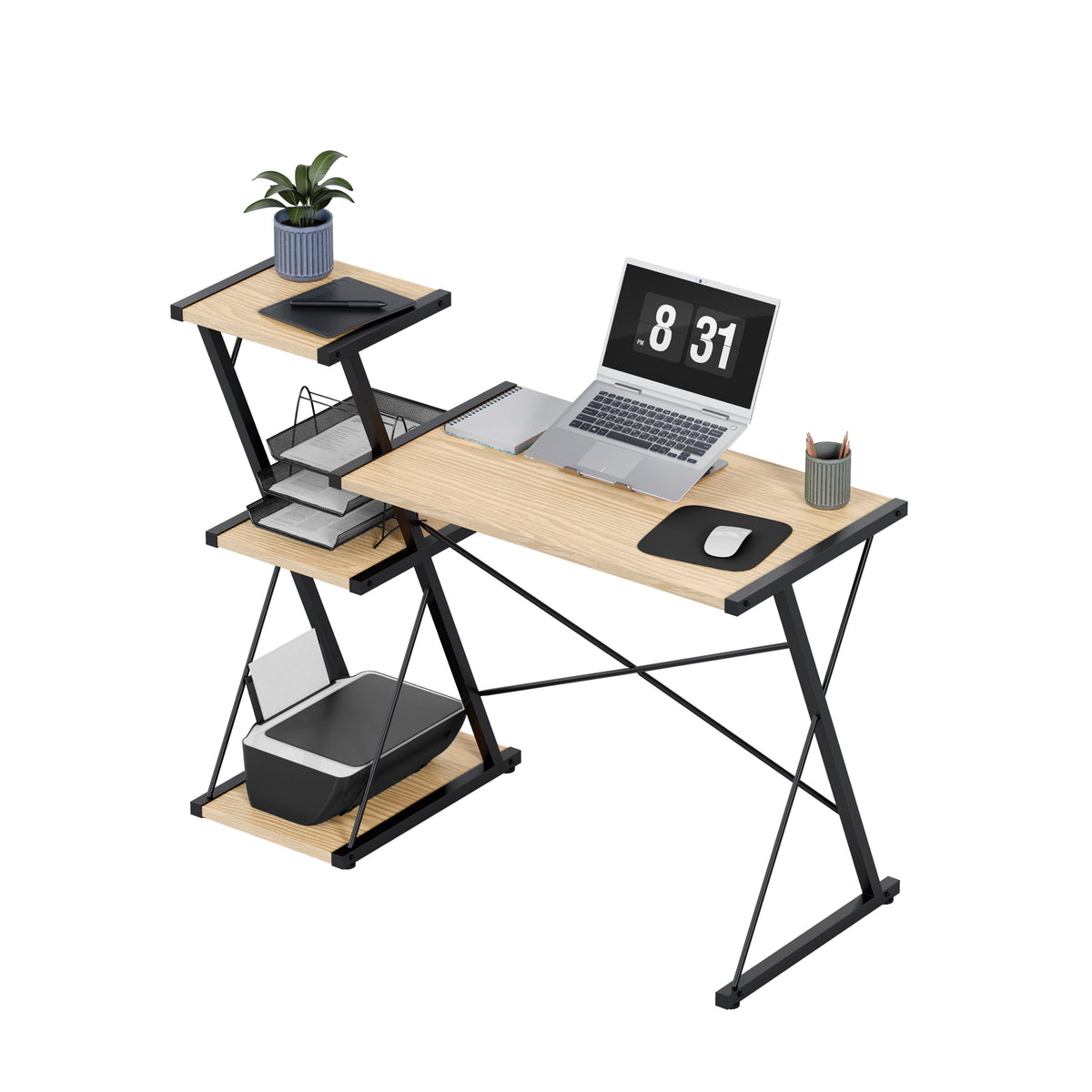 Mark Adler Leader 3.5 Craft 116 cm desk with shelves