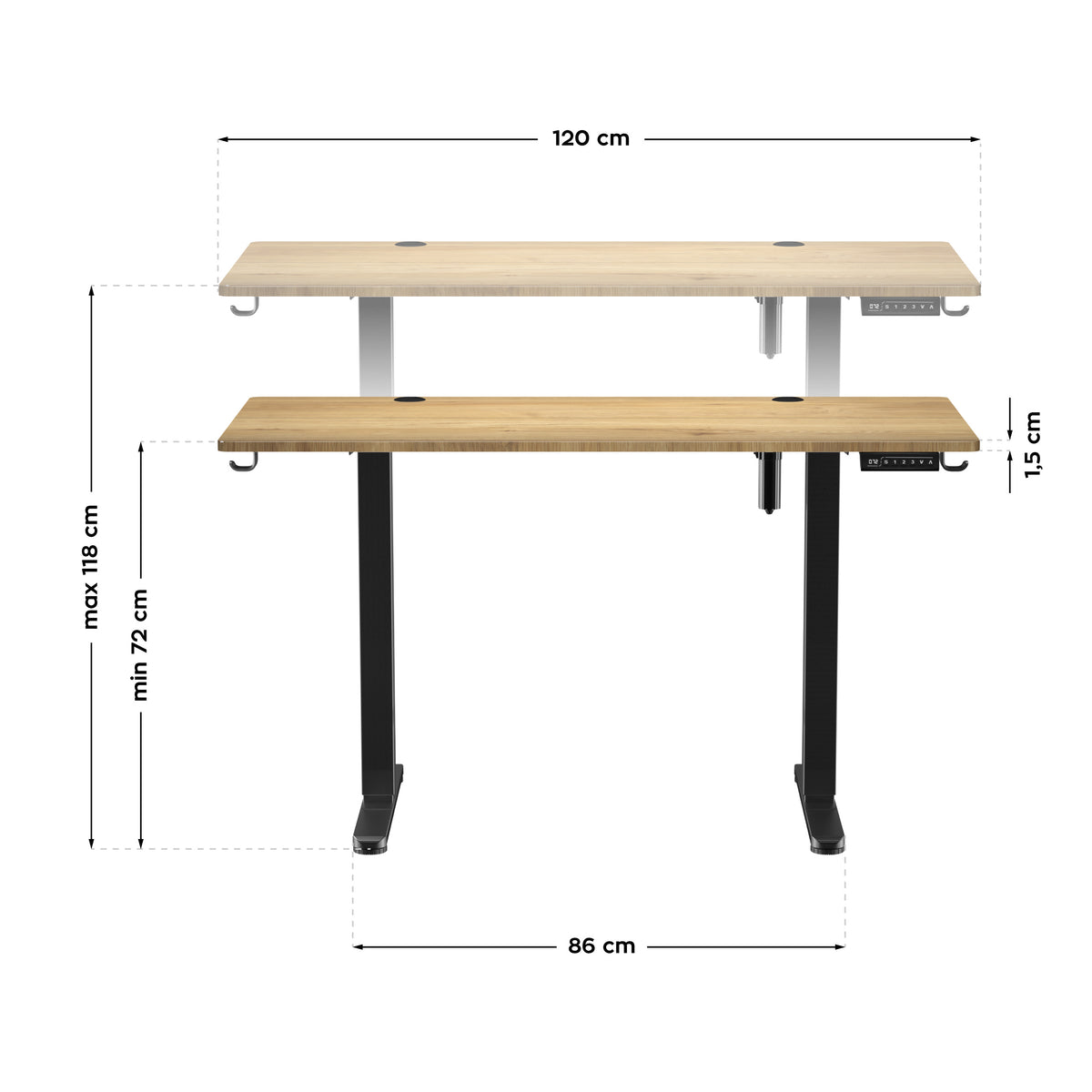 Mark Adler Leader 7.0 120 cm electric desk