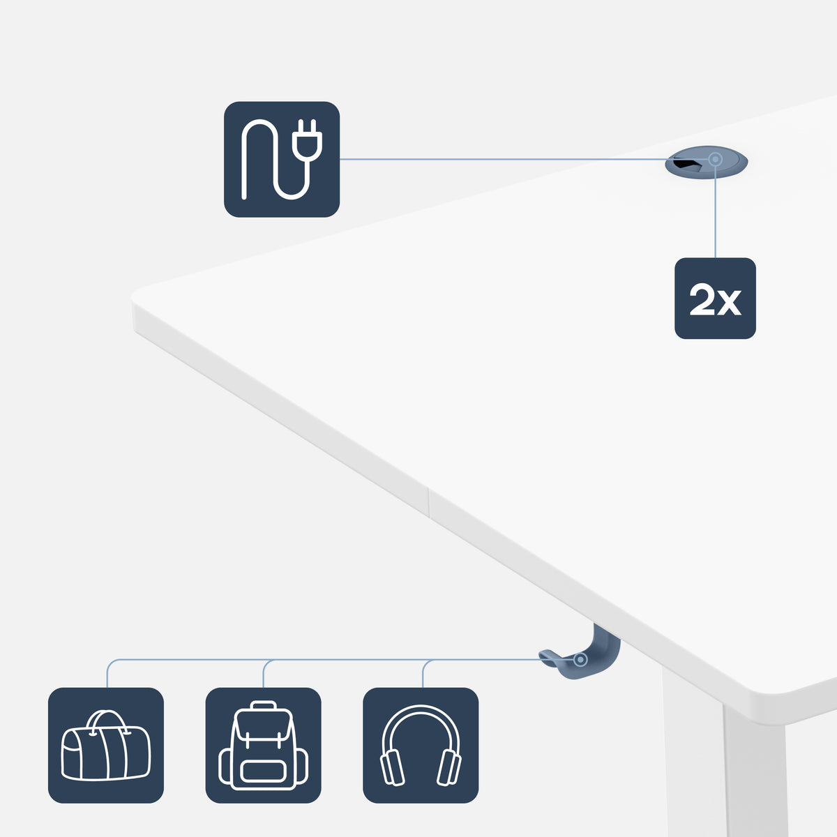 Cable entry points