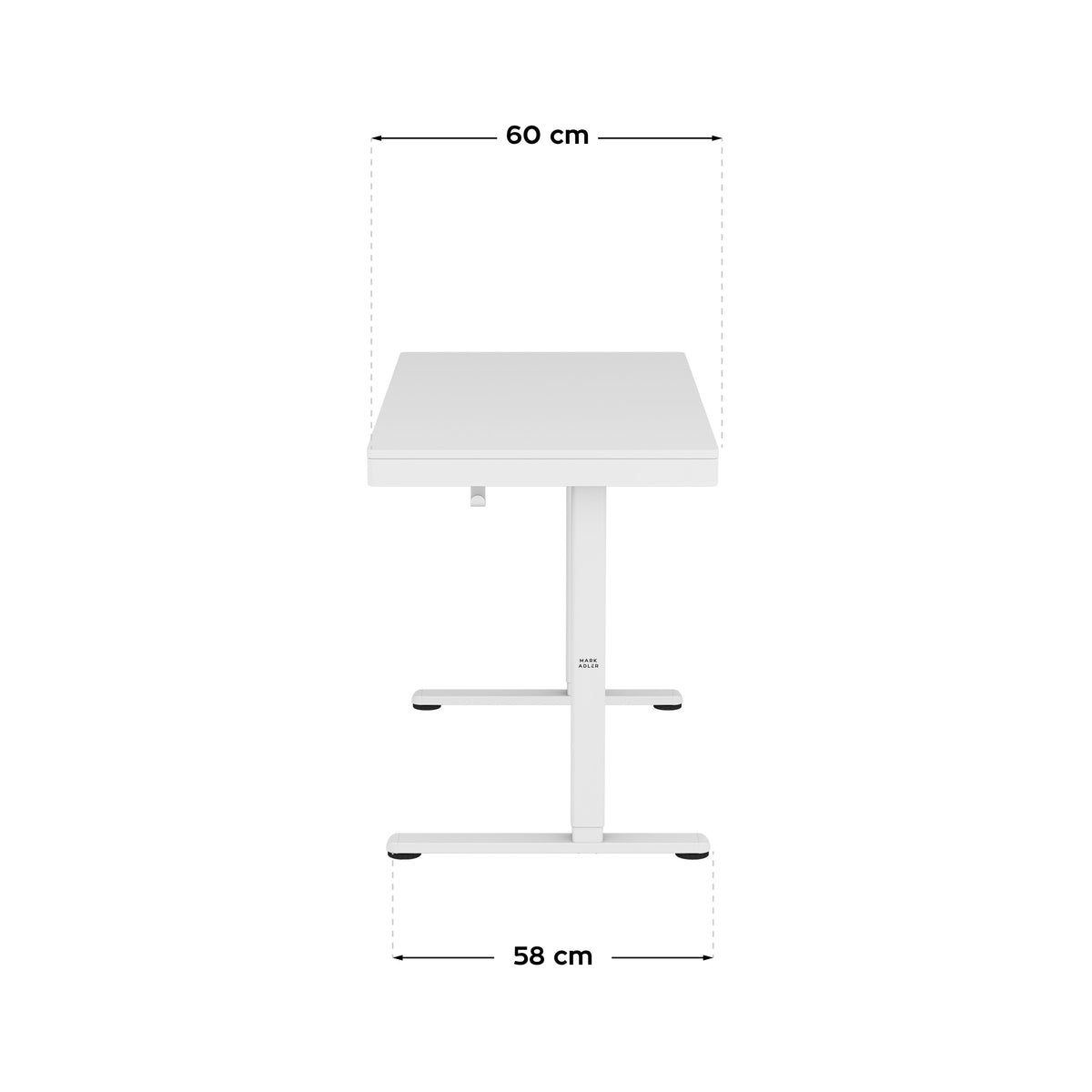 Mark Adler Leader 8.2 White 120 cm electric desk