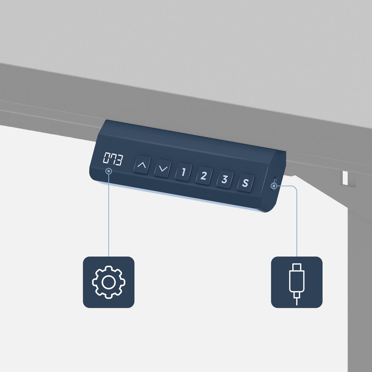 Smart control panel – it will remember your settings