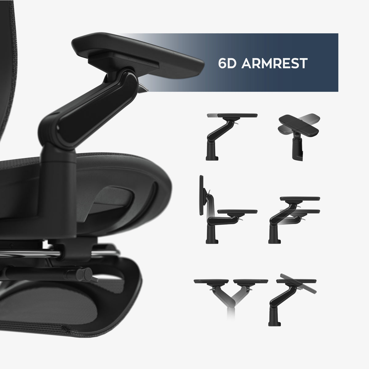 Mark Adler Leadpro 8.7 Black Ergonomic Massage Armchair