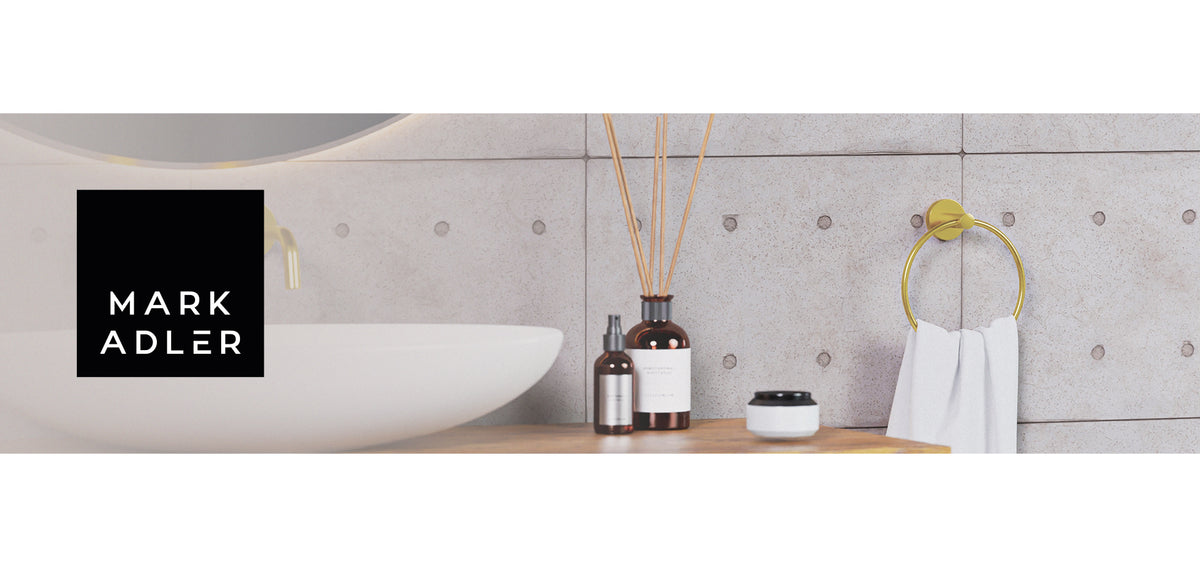 Mark Adler Level 1.2 Gold round towel rail