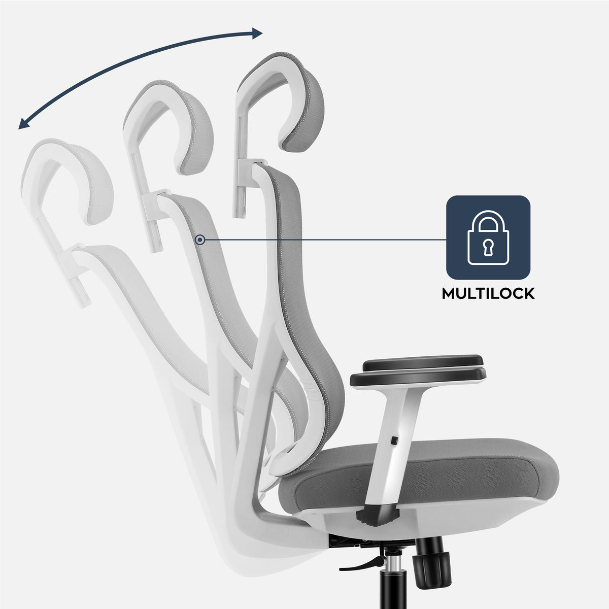 A comfortable, ergonomic office chair