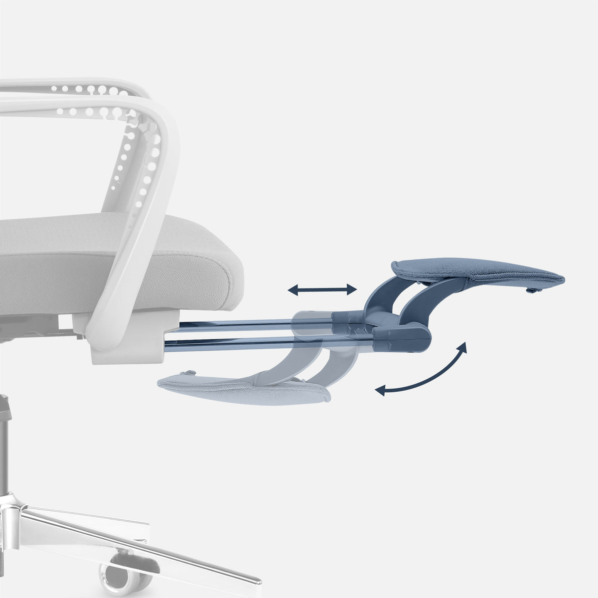 Retractable footrest