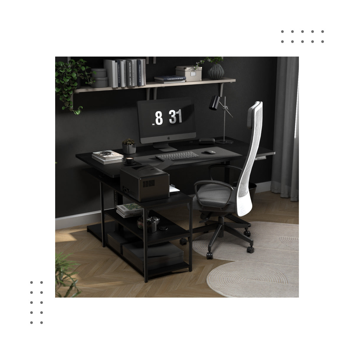 Suitable for all desks