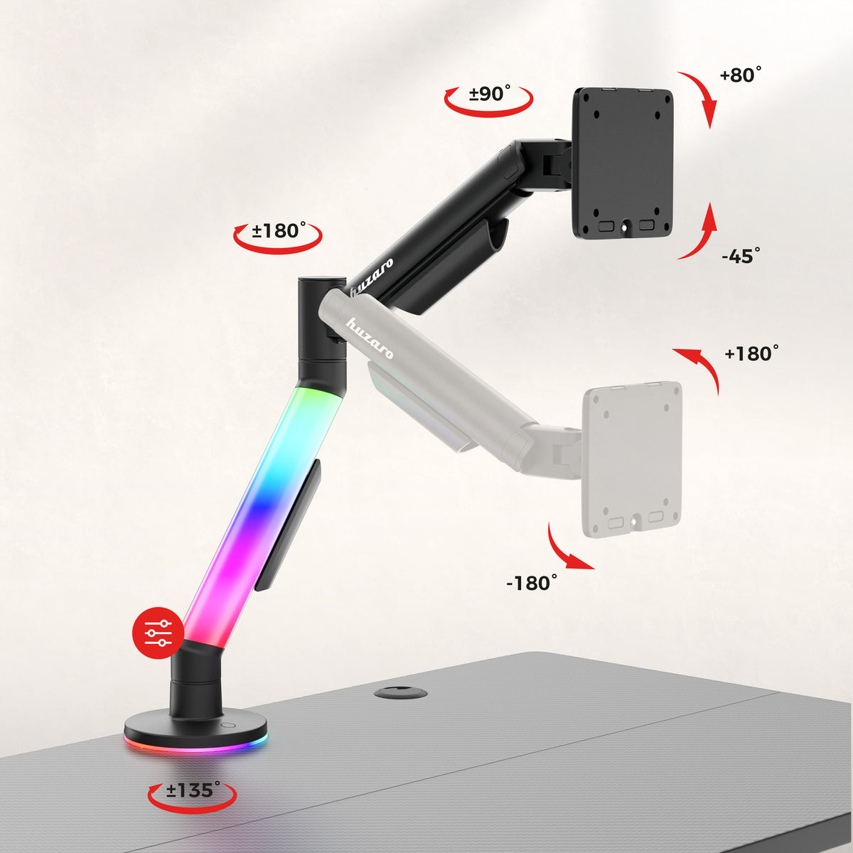 Huzaro Motion 1.6 adjustable monitor mount