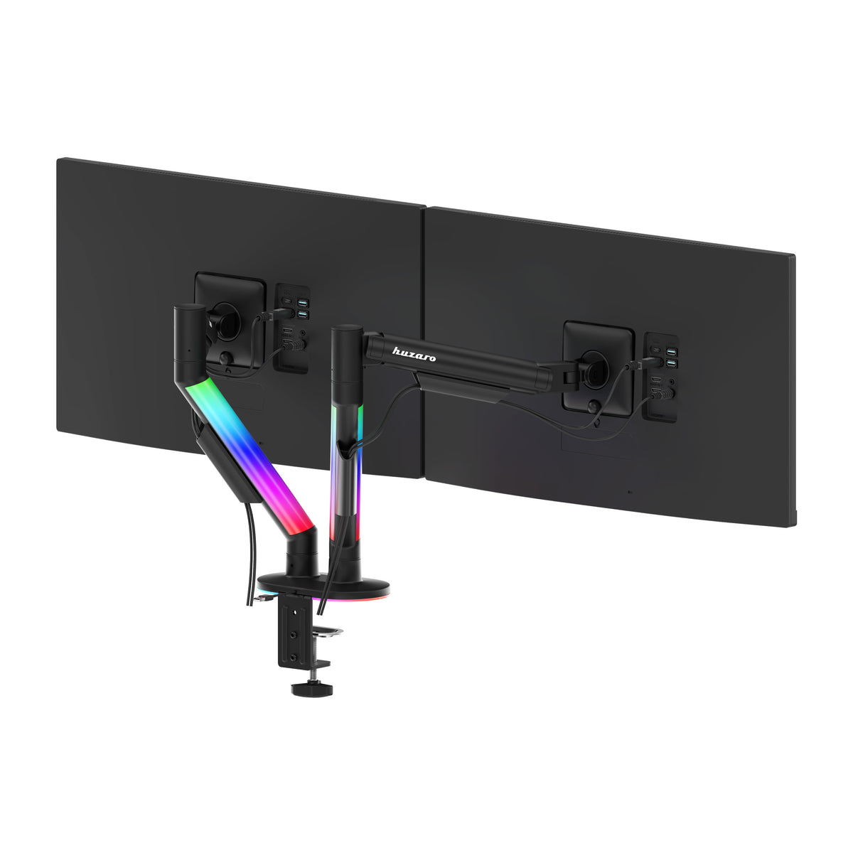 Huzaro Motion 2.6 RGB desk mount for 2 monitors
