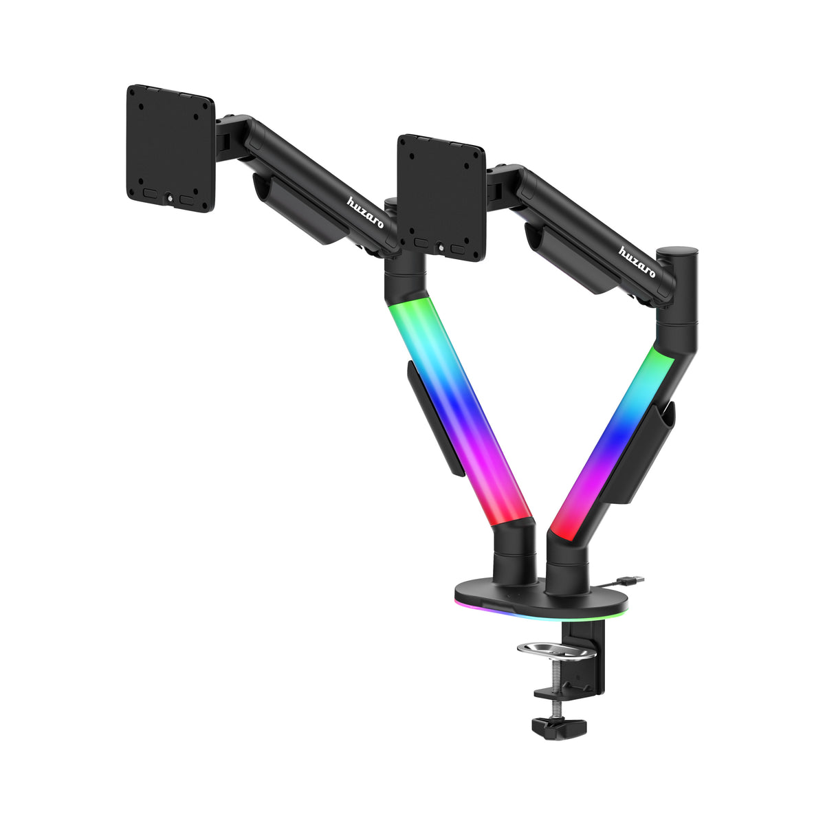 Huzaro Motion 2.6 RGB desk mount for 2 monitors
