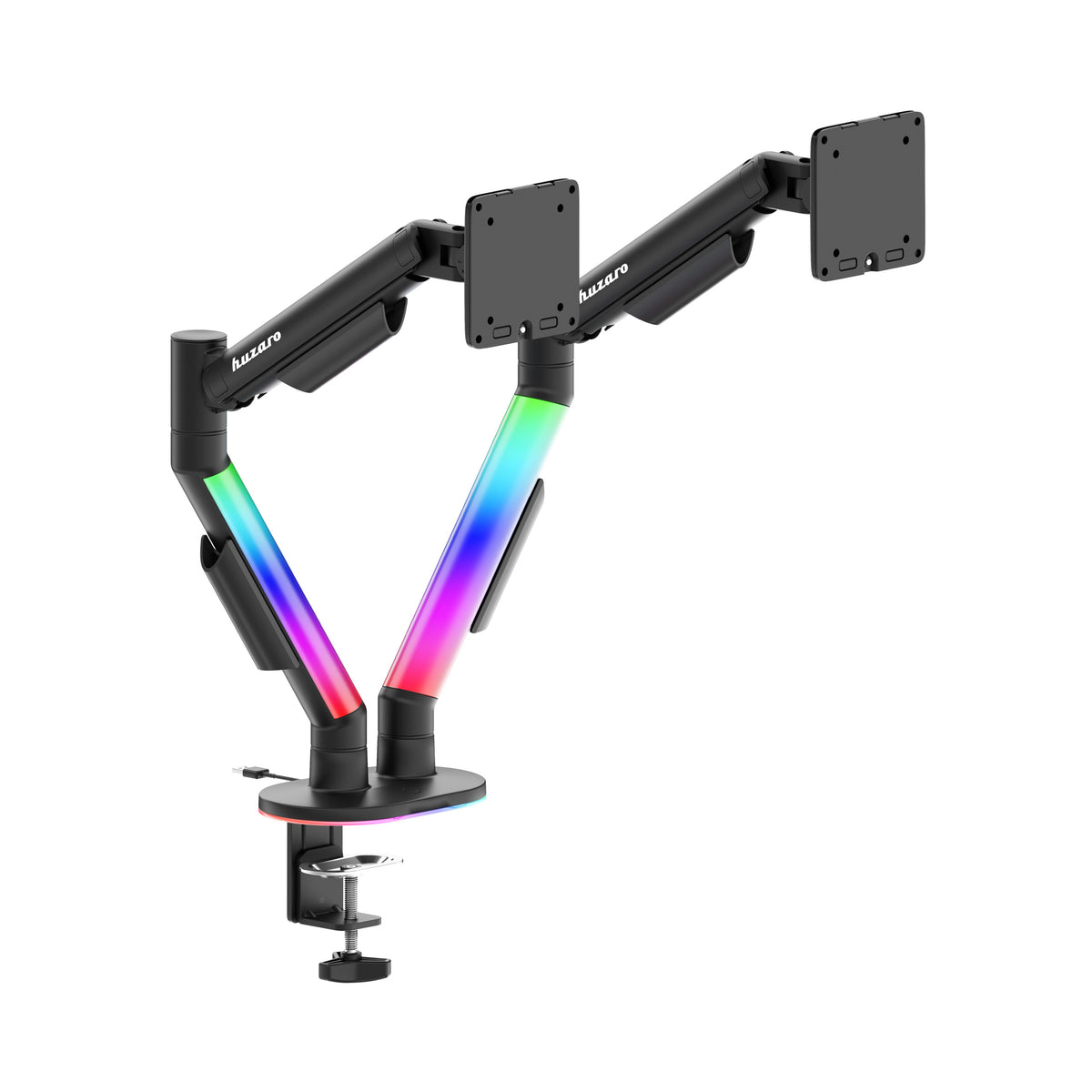 Huzaro Motion 2.6 RGB desk mount for 2 monitors