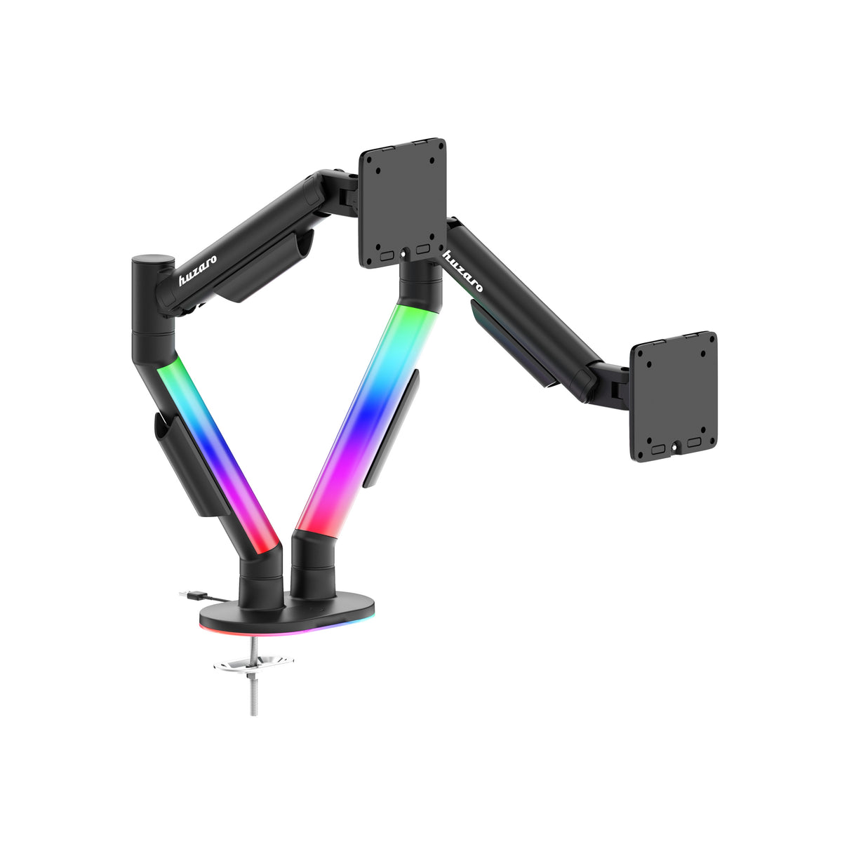 Huzaro Motion 2.6 RGB desk mount for 2 monitors