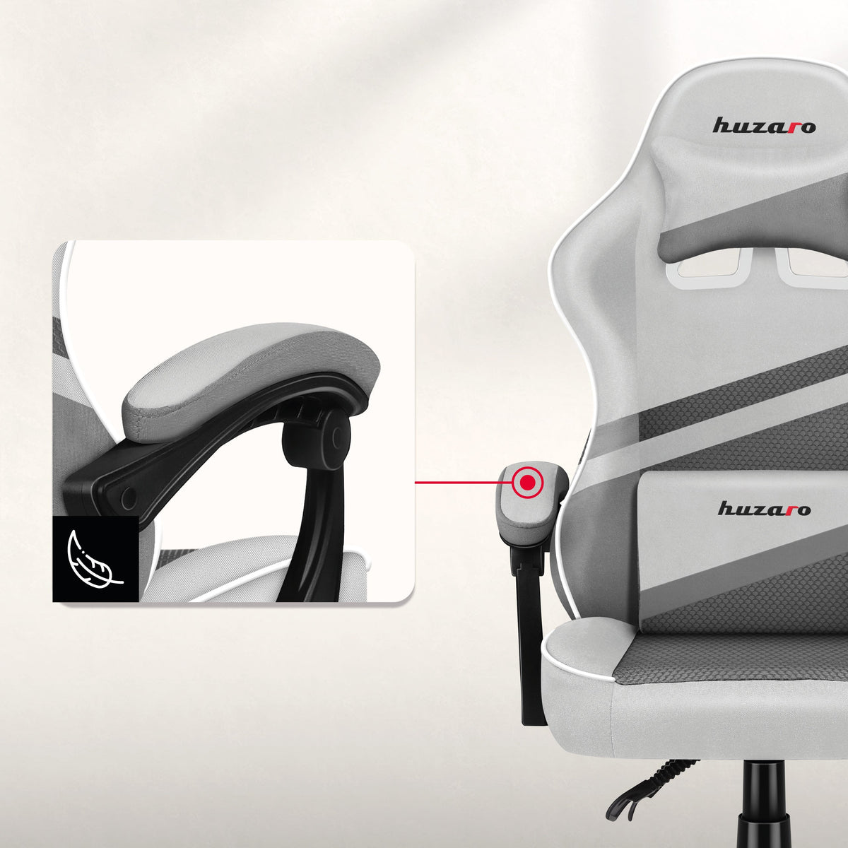 Soft armrests