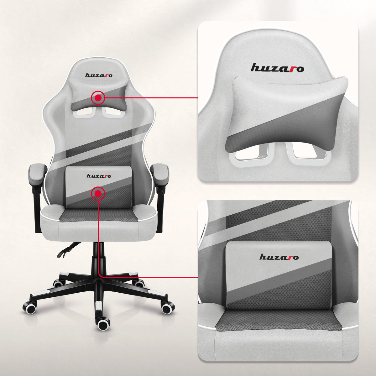 Lumbar cushion and neck muscle cushion