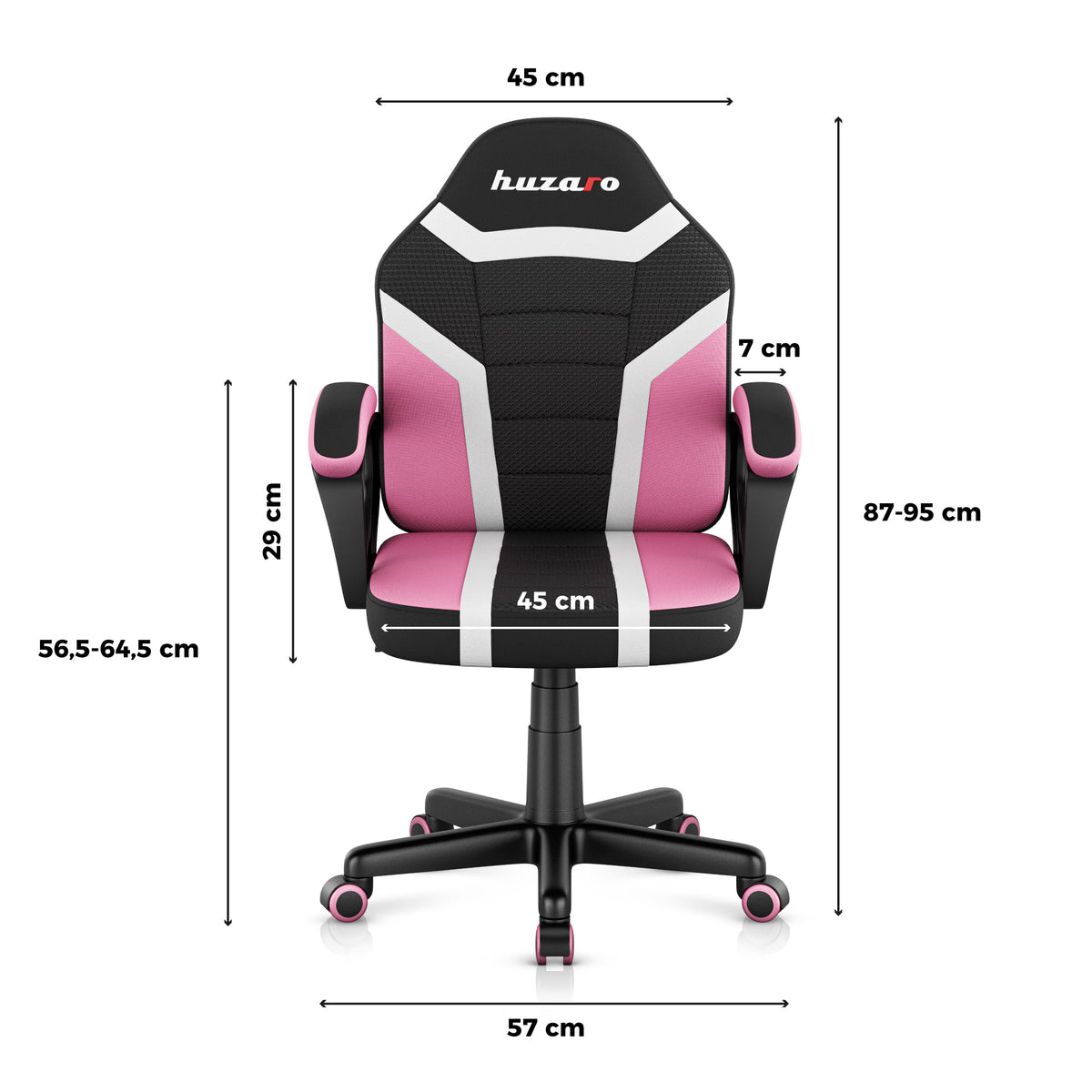 HUZARO RANGER 1.0 Pink Mesh children’s gaming chair