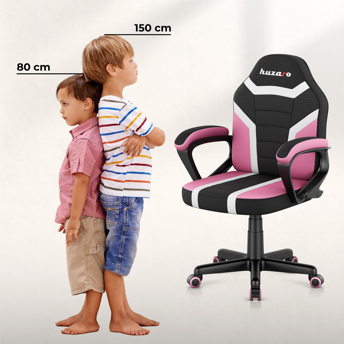 HUZARO RANGER 1.0 Pink Mesh children’s gaming chair