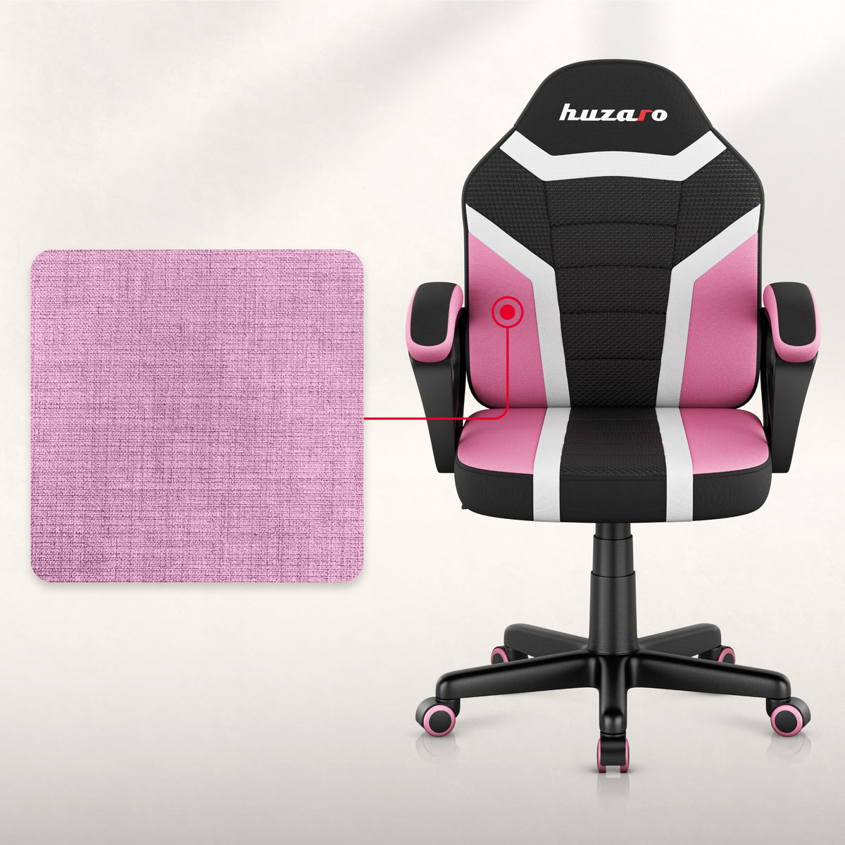 HUZARO RANGER 1.0 Pink Mesh children’s gaming chair