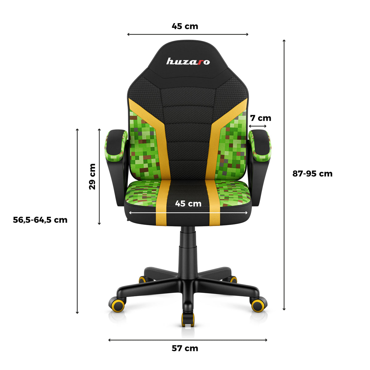 HUZARO RANGER 1.0 Pixel Mesh children’s gaming chair