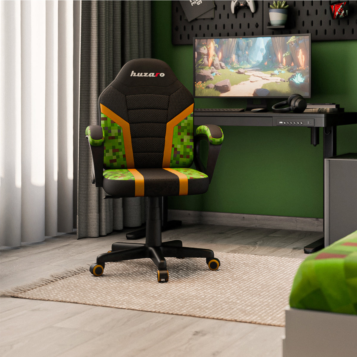 HUZARO RANGER 1.0 Pixel Mesh children’s gaming chair