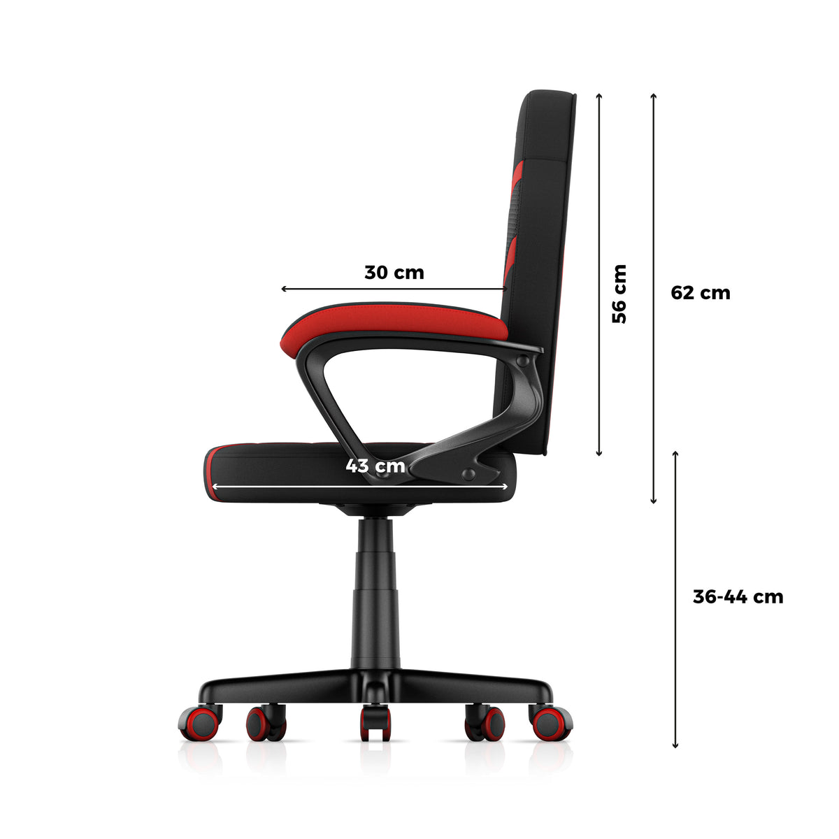 HUZARO RANGER 1.0 Red Mesh children’s gaming chair