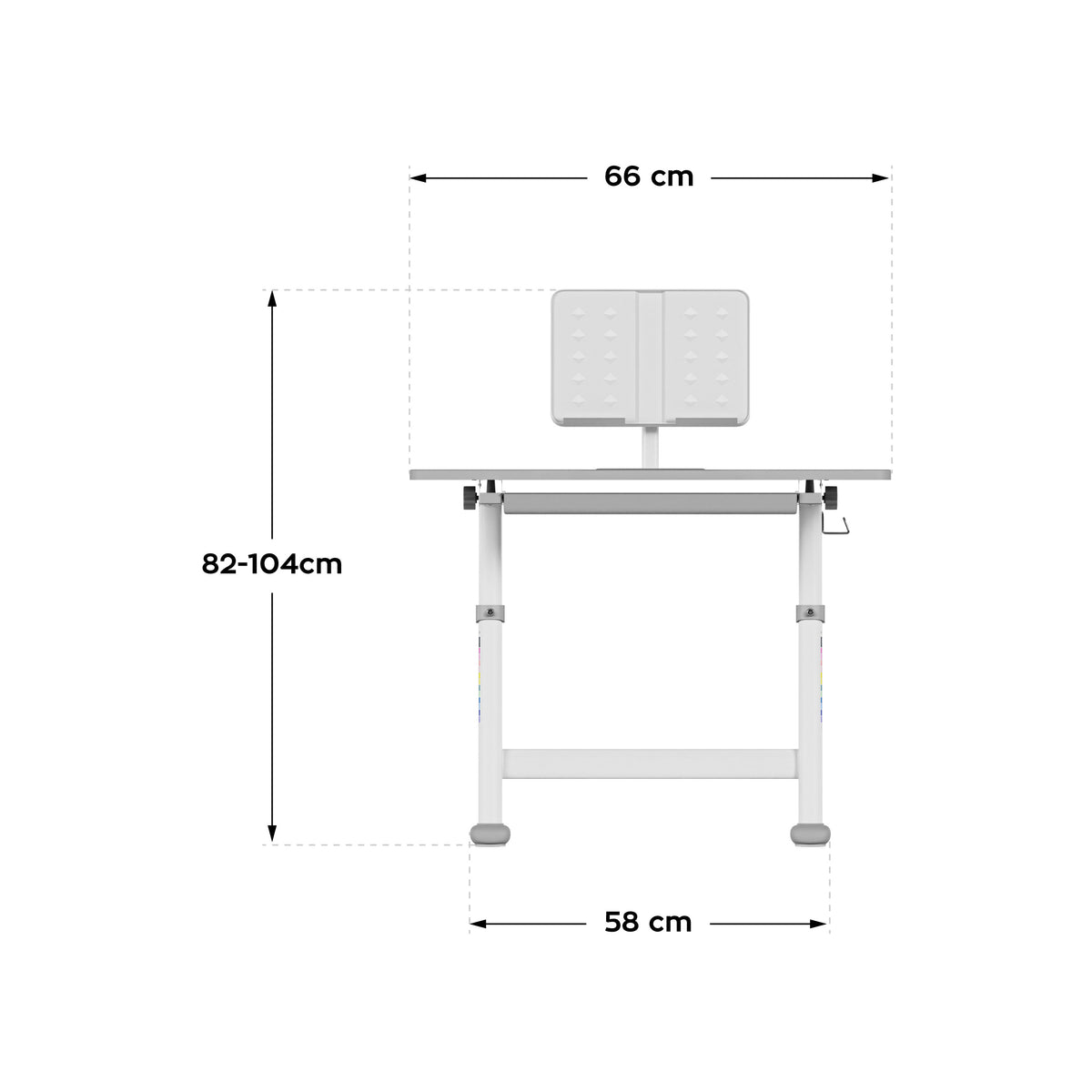 Mark Adler Study 3.0 Grey 66 cm Ergonomic Children’s Desk