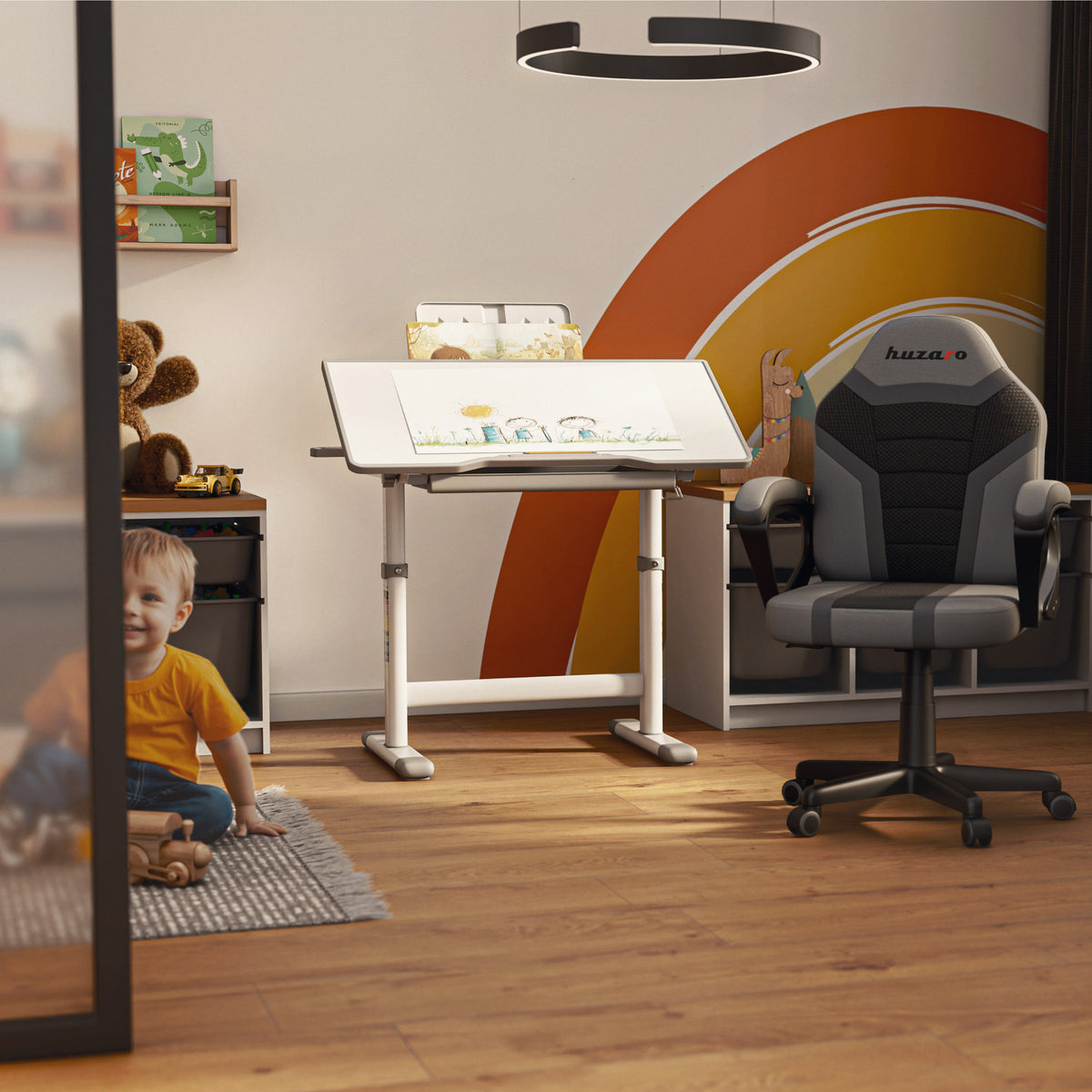 An ergonomic desk for children